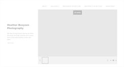 Desktop Screenshot of heatherbooysenphotography.com