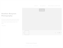 Tablet Screenshot of heatherbooysenphotography.com